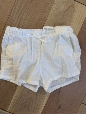 Crewcuts Linen-Blend Elastic Waist Girls' Shorts